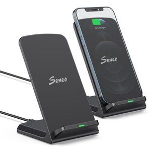 Seneo WaveStand 190 15W Wireless Charger with USB-C 2pack